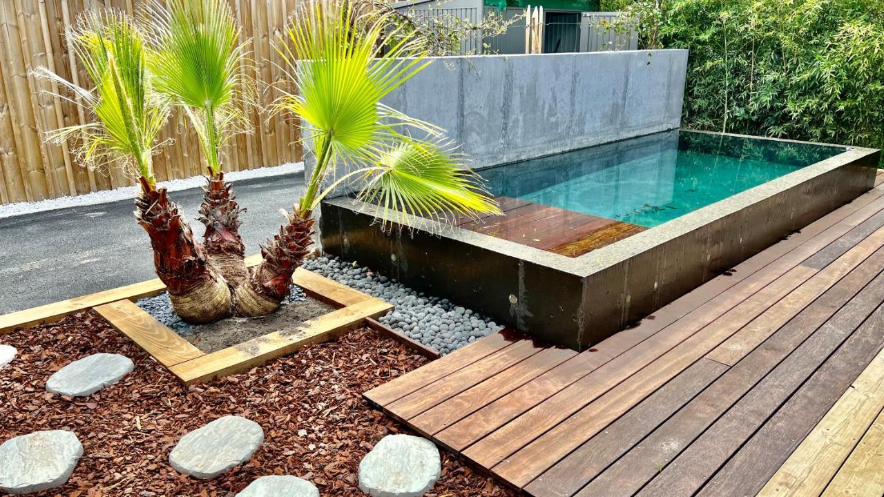 גוז'אן-מסטרה La Villa Canopee - Piscine Chauffee-Fibre-Clim-Jacuzzi מראה חיצוני תמונה