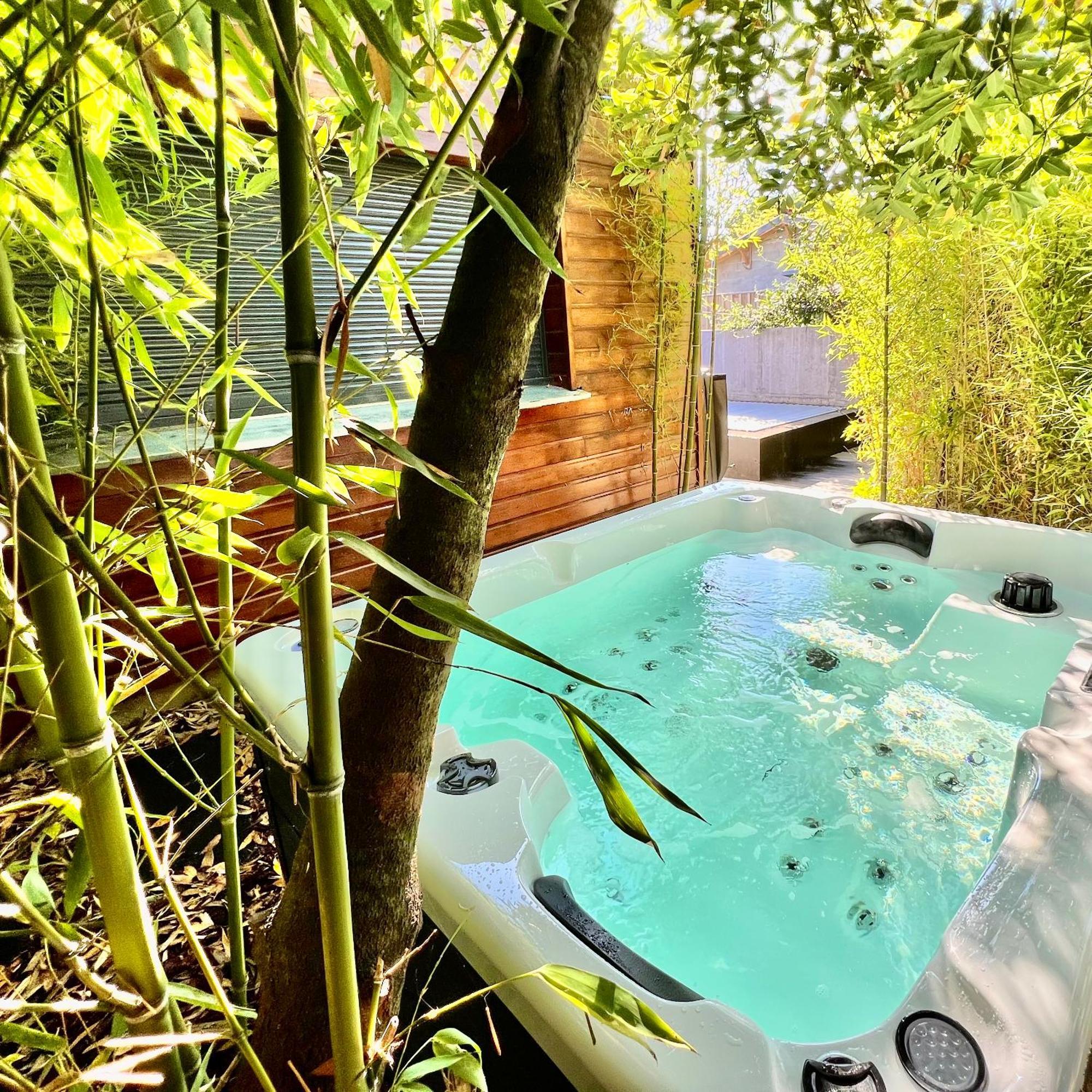 גוז'אן-מסטרה La Villa Canopee - Piscine Chauffee-Fibre-Clim-Jacuzzi מראה חיצוני תמונה